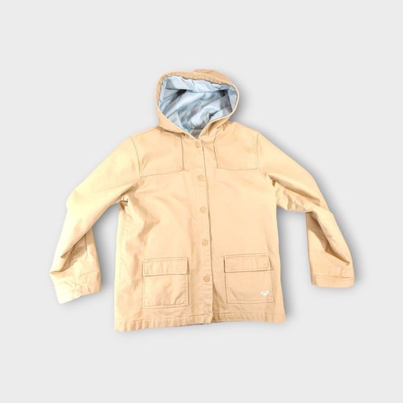 Roxy Quicksilver Khaki Light Blue Inside Jacket Medium - Picture 1 of 7